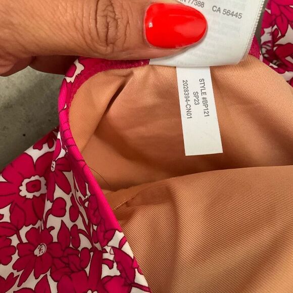 J. Crew Floral One Shoulder Swimsuit - Picture 8 of 8